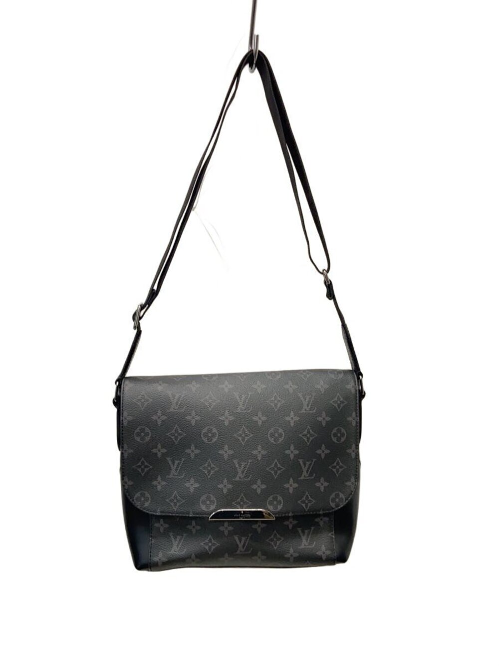 LOUIS VUITTON Messenger Explorer Monogram Eclipse Black Brown All over